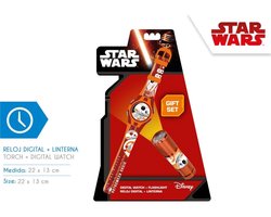 Set Star Wars BB -8 – Montre + Lampe de poche – Épisode VII – 6x4 cm