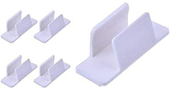 Namvo 6 stuks verstelbare elastische band penhouder, afneembare PU-lederen pennenhouder voor notitieboek, planners, mappen en boeken (6 kleuren