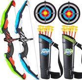 🏹 Set D'arc Recourbé Pour Enfants : Flèches à Ventouse, Cible, Protège-bras - 91,5 Cm
