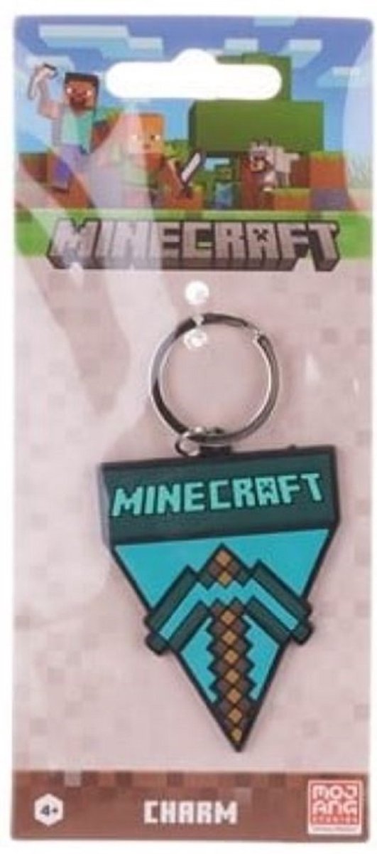 Minecraft Axis - Sleutelhanger - Rubber
