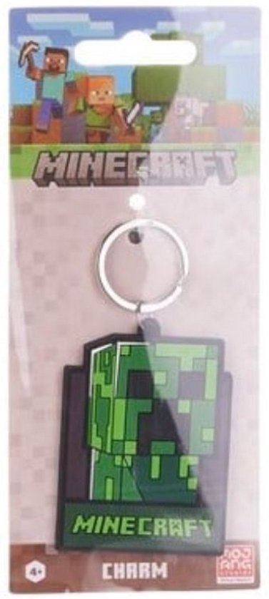 Minecraft Creeper - Sleutelhanger - Rubber