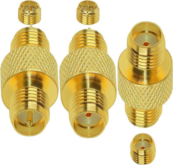 JGS Premium - 4 Stuks SMA Naar N Adapter Voor Antenne WLAN Coaxkabel N Stekker Bus Naar Sma Female Rf Coaxiale Connector Adapter Aansluiting