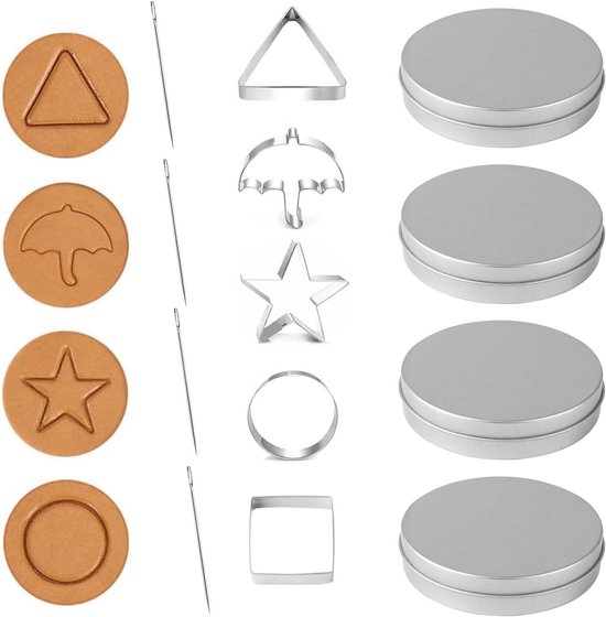 Lot De 15 Emporte-pièces En Acier Inoxydable - Formes Variées Pour Biscuits Et Pâtisserie