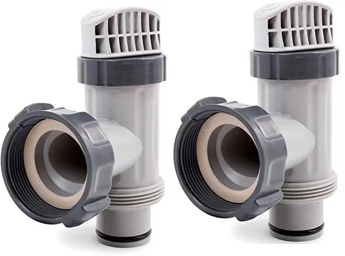 Intex Plunger Pool Valve Accessories - 28635EG 28633EG 28671EG - bovengronds zwembad inlaat vervangingsonderdeel set - 2 stuks