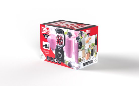 FRITEL High Efficiency Blender BL4270 - 2000 watt- 2 liter - 8 messen van Fritel — afbeelding 5