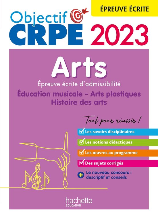 Objectif CRPE 2023 - Arts - Epreuve écrite d'admissibilité - cover