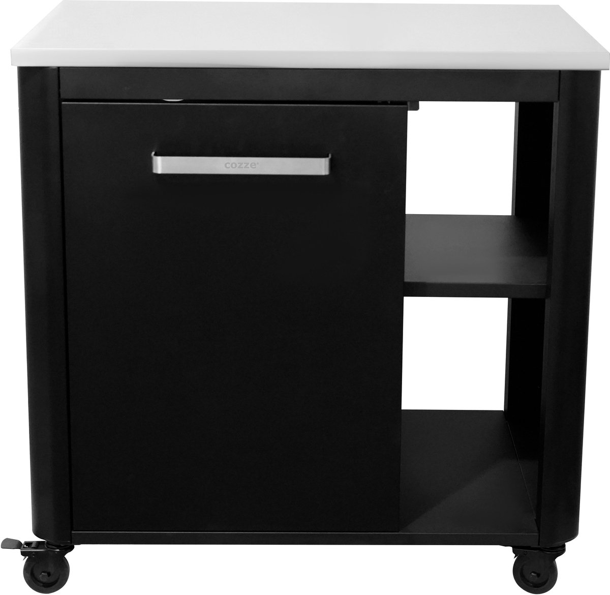 Cozze® Buitenkeuken 90 met roestvrijstalen tafel, 1 deur