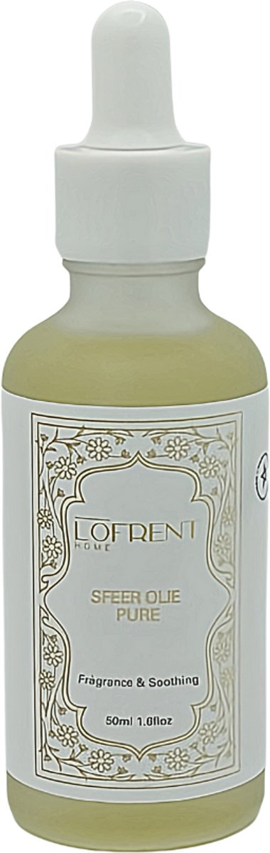 Geurolie Pure - Rustgevende Sfeerolie | Lofrent Home - 50 ml | Rustgevende geurolie voor geurdiffuser en geurbranders - Ontspannende sfeerolie
