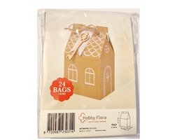 foto van Hobby flora cadeau zakjes (papieren huisjes) ACTION