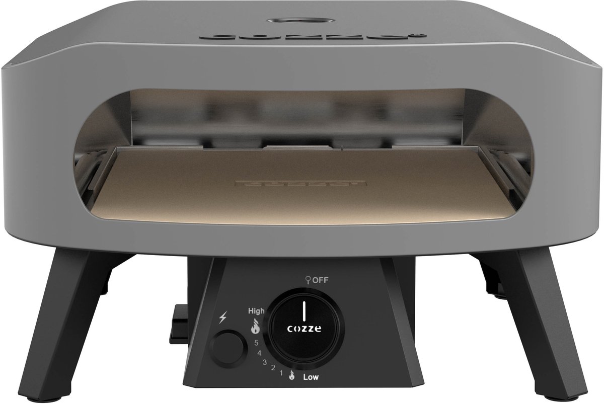 Cozze® 13" Classic pizza oven gas 30 mbar – krachtige 6,0 kW gas pizzaoven met U-vormige RVS brander, automatische ontsteking, thermometer en cordieriet pizzasteen – authentieke pizza’s in 2 minuten – ideaal voor buiten koken – foto 7