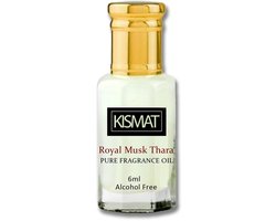 Royal Musk Tahara Parfumolie 6 ml Zonder Doos – Pure, alcoholvrije geurolie voor dames en heren | Feromoonparfum voor dagelijks gebruik en speciale gelegenheden met Kajal Sticker