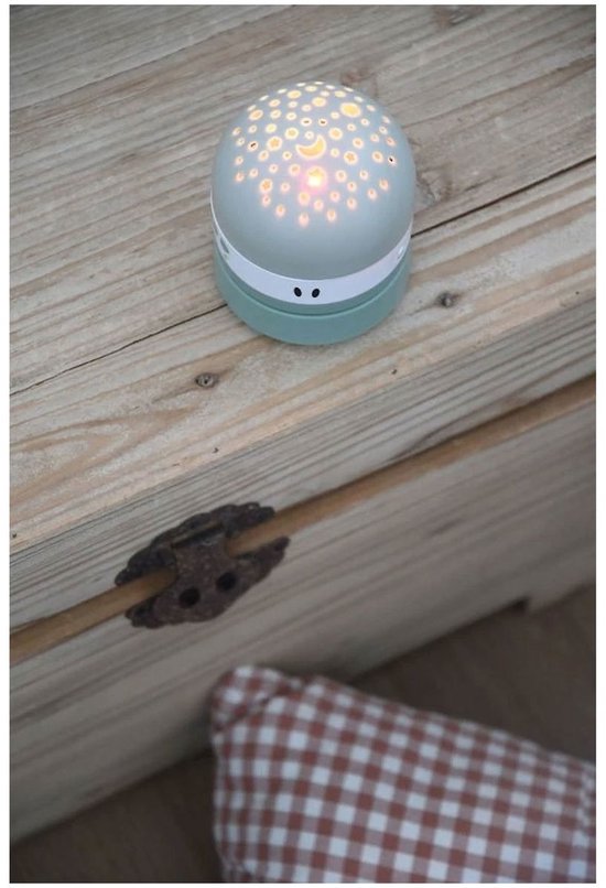 Béaba Pixie Projector Nachtlamp - Slaaphulp met Sterrenhemelprojectie, Witte Ruis & Huilsensor - Tot 100u Batterij - Compact & Draagbaa van Béaba — afbeelding 4
