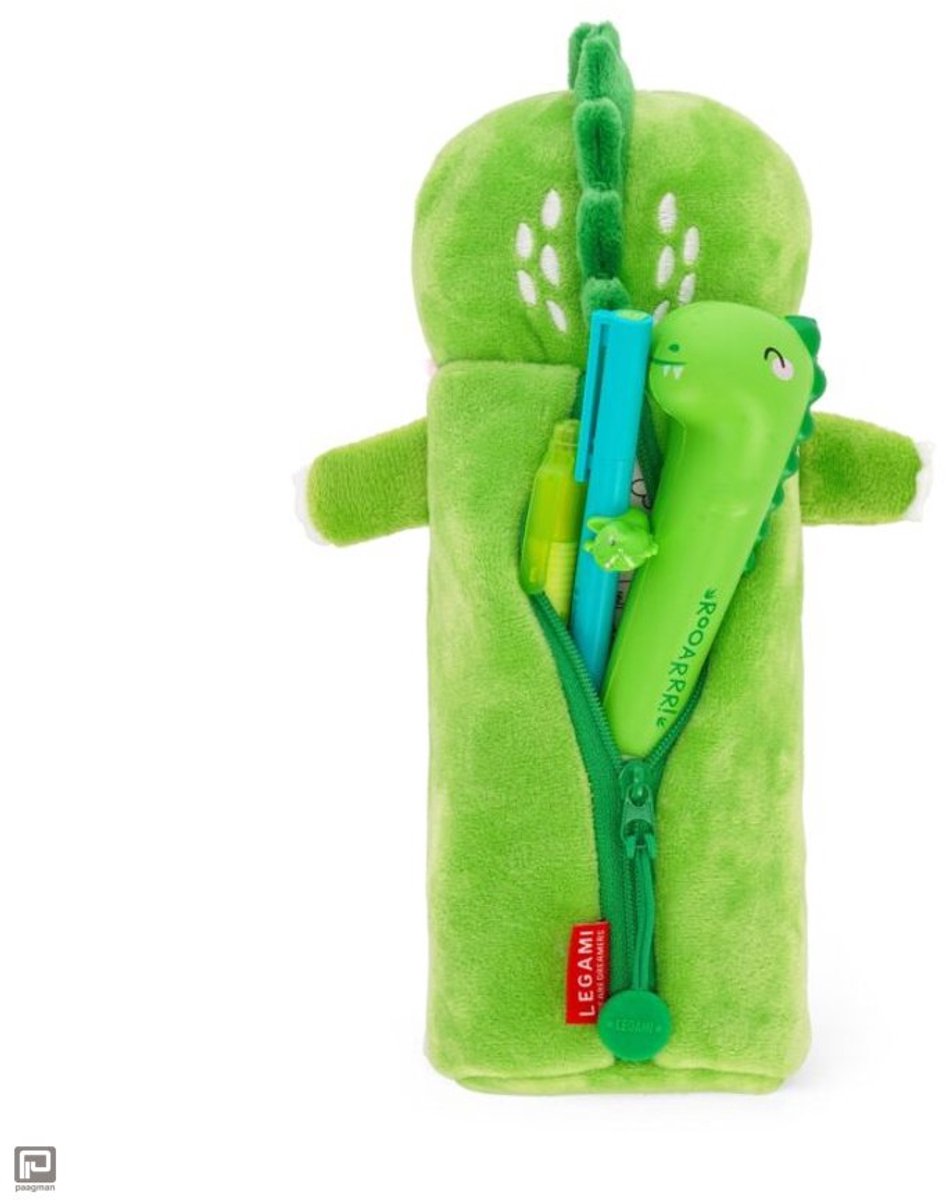 Legami - Super zacht etui, motief: Teddy Bear, zacht etui, karton om in te kleuren, 100% polyester, Super Soft Pencil Case