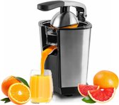 Bol.com Royalty Line® CPE85 Citruspers Electrisch - Sinaasappelpers Elektrisch Met Pershendel - Citroenpers Met 2 Perskegels - F... aanbieding