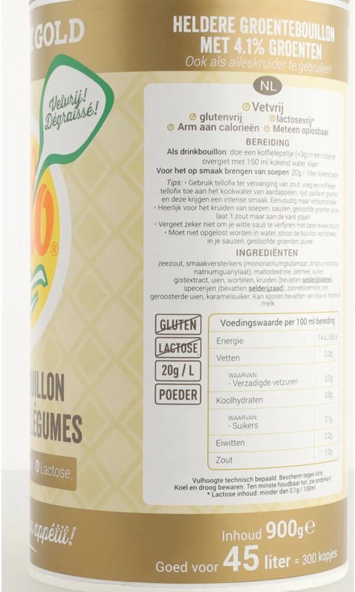 Sublimix Tellofix Gold Glutenvrij 900GR