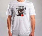 I Don't Like Morning People - T Shirt - Dog - DogLover - PuppyLove - DogLife - Hond - Hondenliefhebber - PuppyLiefde - Hondje