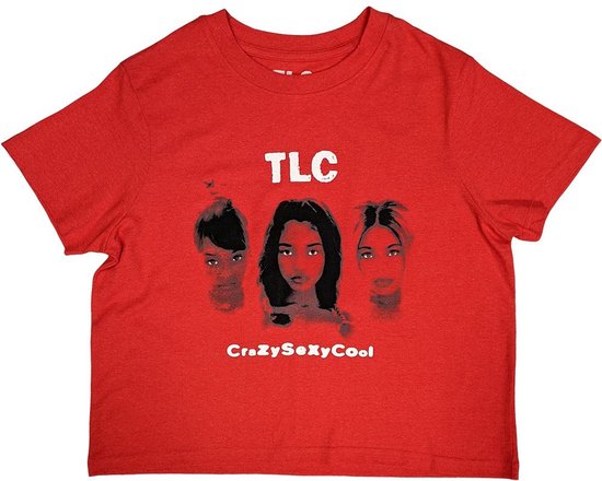 TLC - CrazySexyCool Crop top - XL - Rood