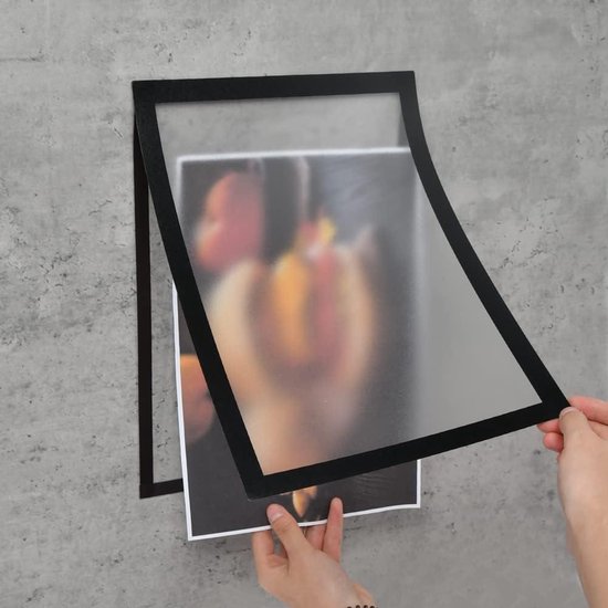 Cadre Photo Magnétique En PVC Transparent (30x40cm) - Pour Tableaux Diamant, Affiches, Photos - Adhésif, Insertion Facile