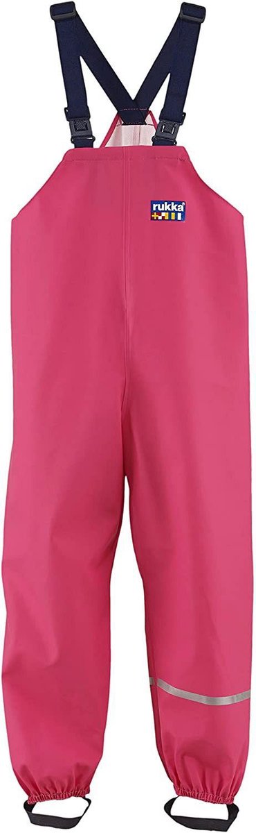 Kinderbroek Rukka Rain Olkainhous Cranberry Roze - 104
