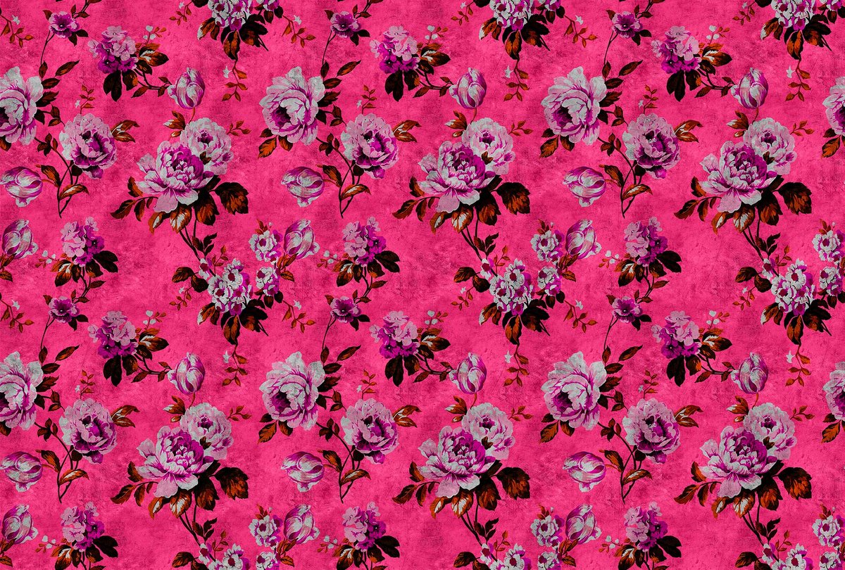 Fotobehang wild roses 3 DD113907 Livingwalls Walls by Patel | 3D Fotobehang