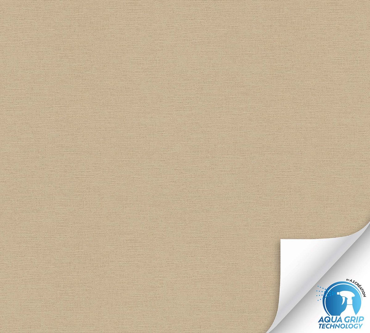 LICHT BRUIN BEHANG | Basic - Behangen zonder lijm! - A.S. Création WOW Designdrop