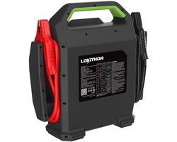 Lokithor Jumpstarter J10000HD Heavy Duty - 12V/24V 10000A - 80.000mAh Powerbank - Voor diesel en benzinemotoren tot 16L - Met LED Spotlight