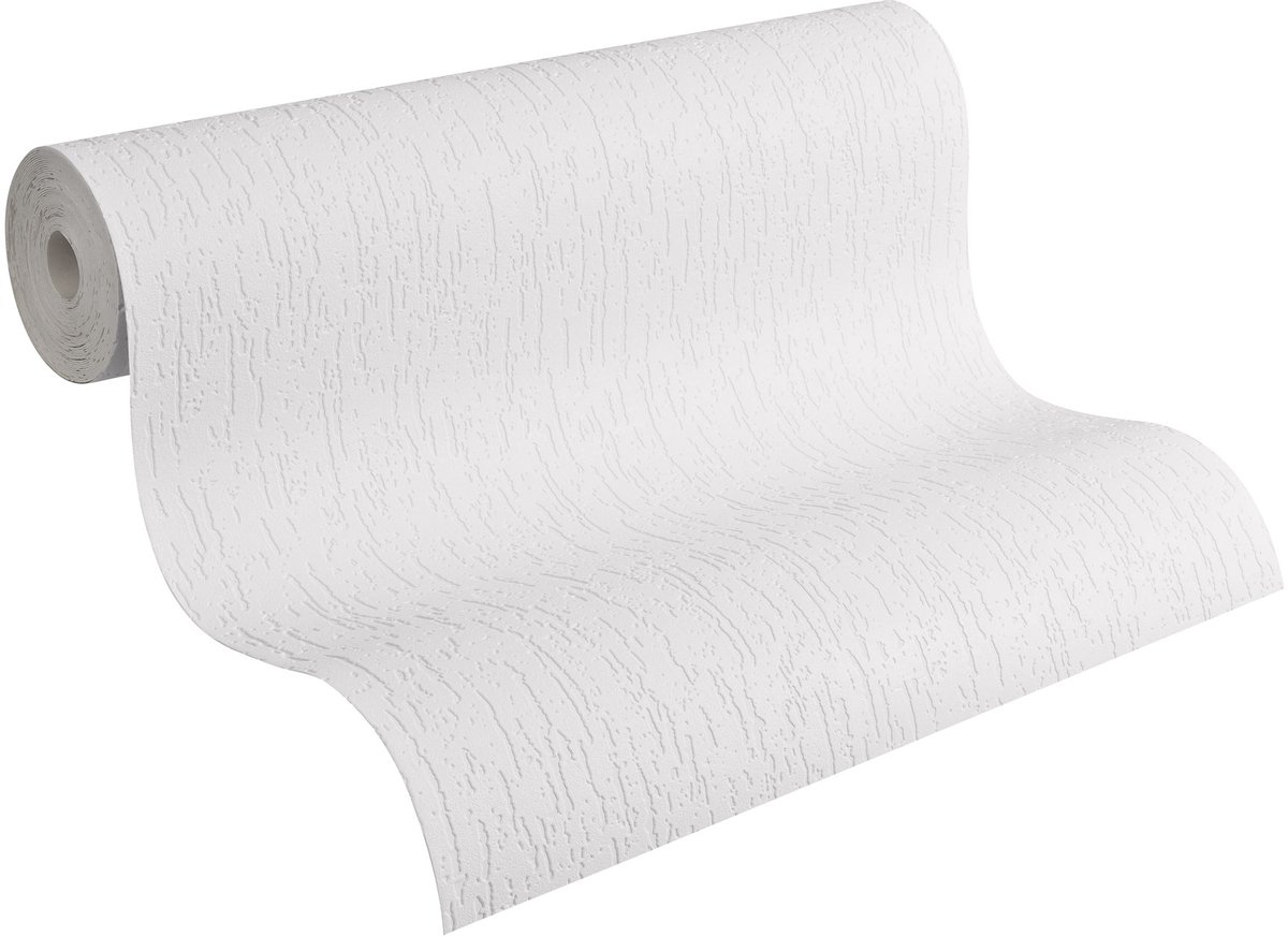 Effen behang Uni behang Papiertapete Wit 666314 | Ontdek behang online