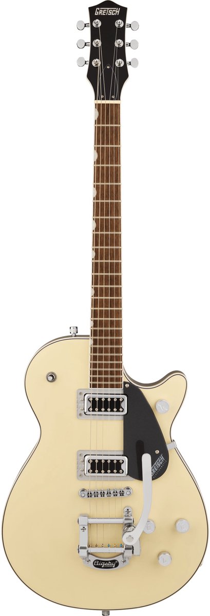 Gretsch G5230T Electromatic Jet FT Vintage White/London Grey - Single-cut elektrische gitaar