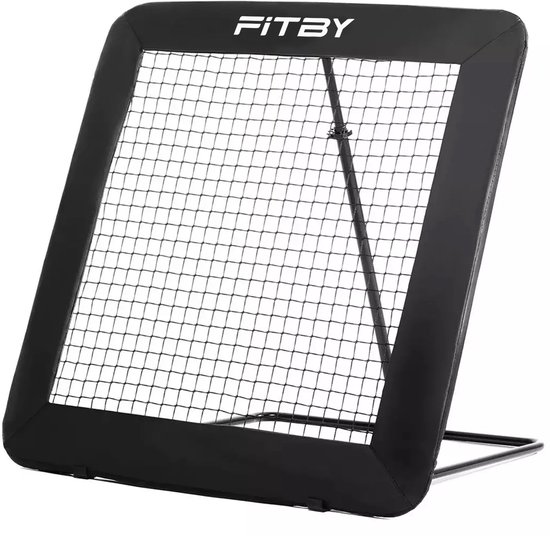 Fitby - Filet de rebond Voetbal - Filet de rebond - But de football - 100 x 100 cm - Zwart