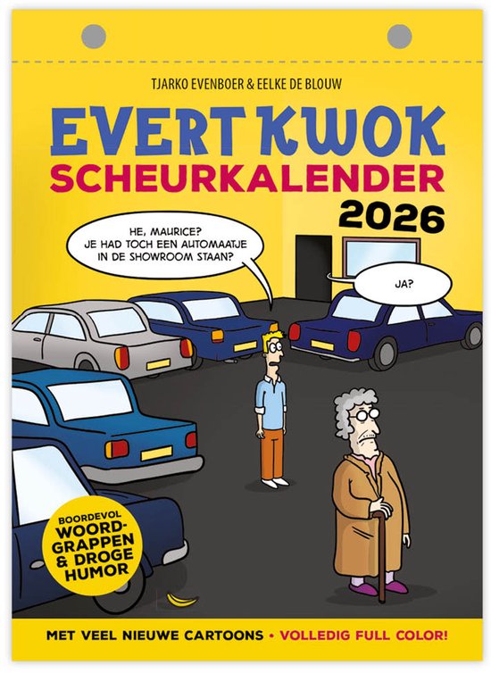 Evert Kwok scheurkalender 2026