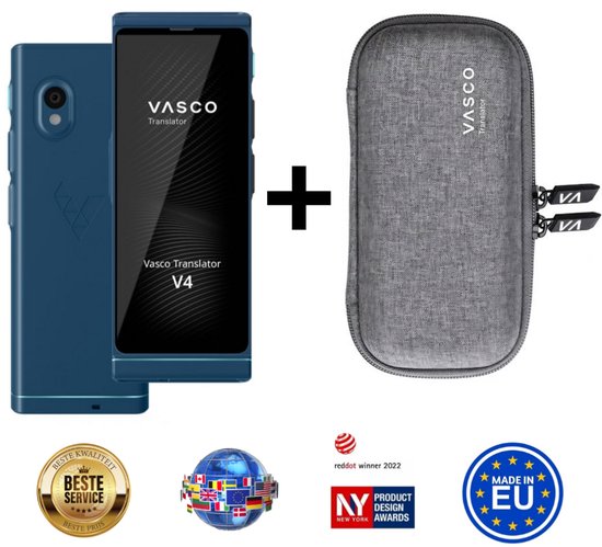Afbeelding van Vasco Translator V4 Taalvertaler Cobalt Blue met Hoes Review