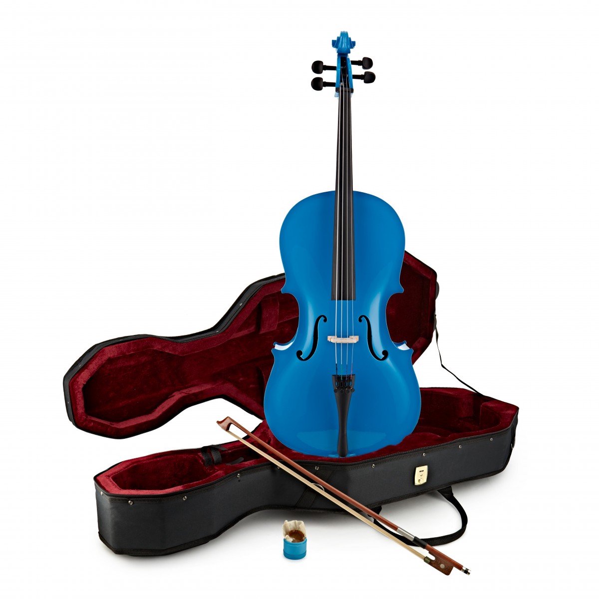 1/4 Studentencello met Koffer van Gear4music, Blauw