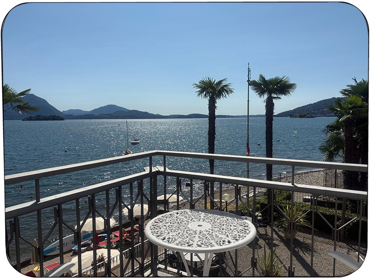 Huurdies - Muismat Lago Maggiore - 25x19x0.5cm - Rubberen muismat