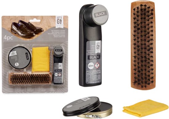 Foto: Premium schoenpoets set schoensmeer sneaker cleaner cleaning kit refresh schoenen schoonmaak schoenverzorging schoenborstel schoonmaak set 4 stuks schoenkit