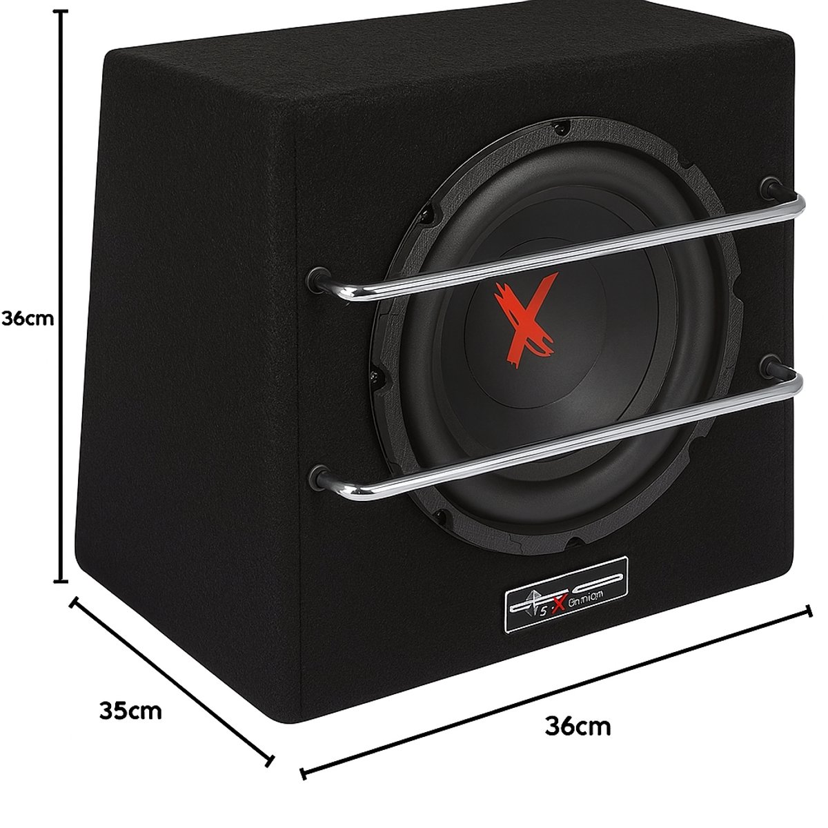Excalibur X801BA - Subwoofer Auto met Versterker - 8 Inch Auto Subwoofer - Actieve Subwoofer Kist - 1100 Watt – foto 7