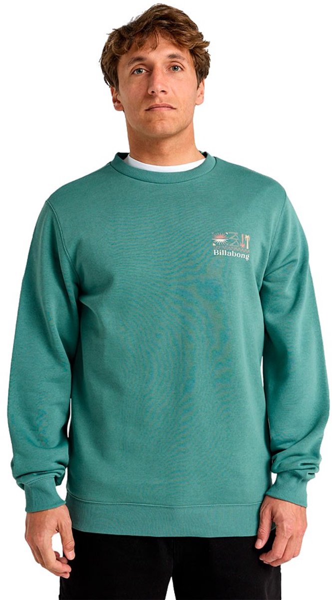 Billabong Foundation Sweatshirt S Man Sagebrush