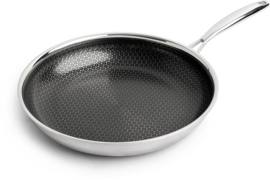Kordisen Poêle à Frire Antiadhésive, Poêle Induction 28 cm, Saine et Non Toxique