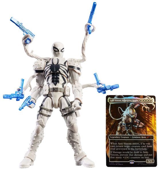 Figurine articulée Marvel Legends Magic: The Gathering Agent Anti-Venom (plus carte Exclusive ) 15 cm