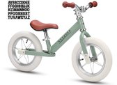 Køvapää Loopfiets - Met Naamsticker - Luchtbanden - Vanaf 2 jaar - Met Naamsticker - 12 inch - Groen