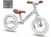 Køvapää Loopfiets - Met Naamsticker - Luchtbanden - Vanaf 2 jaar - Met Naamsticker - 12 inch - Grijs