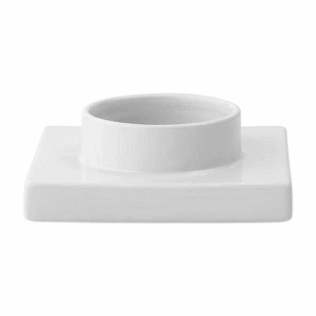 Deko Object bottom S5 H6cm D16cm keramiek snow