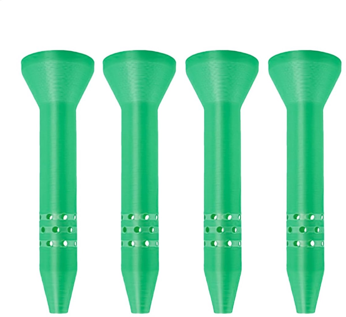 4-stuks watergeefspikes - Plantenwatergeefspikes - Druppelaar voor buitenirrigatie - Draagbaar watergeefapparaat - Wortelirrigatiesysteem - Geschikt voor bomen, kamerplanten, groenten, binnentuin - Groen