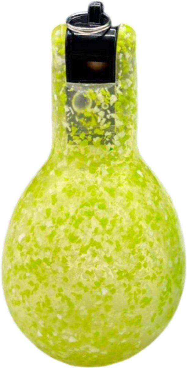 Handfluit - Knijpfluit Wizzball Recycle Geel