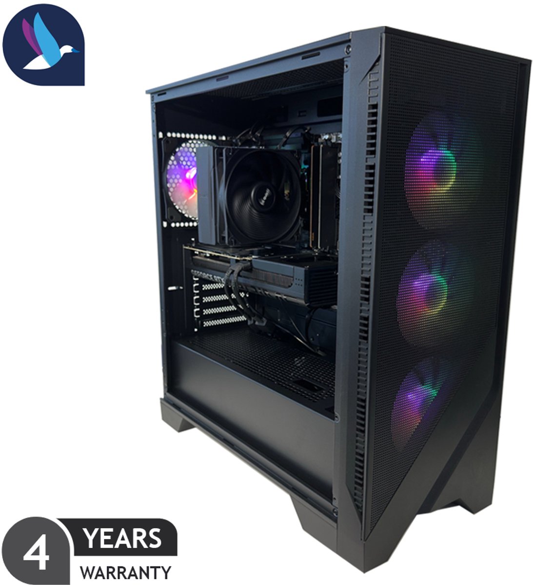 MSI Forge IV ARGB Gaming PC | AMD Ryzen 7 - 9800X3D | GeForce RTX 5070 Ti - 16 GB GDDR7 | 32 GB DDR5 | 1 TB SSD - NVMe | WiFi | Bluetooth | Windows 11 Pro - MSI - €2.229,00