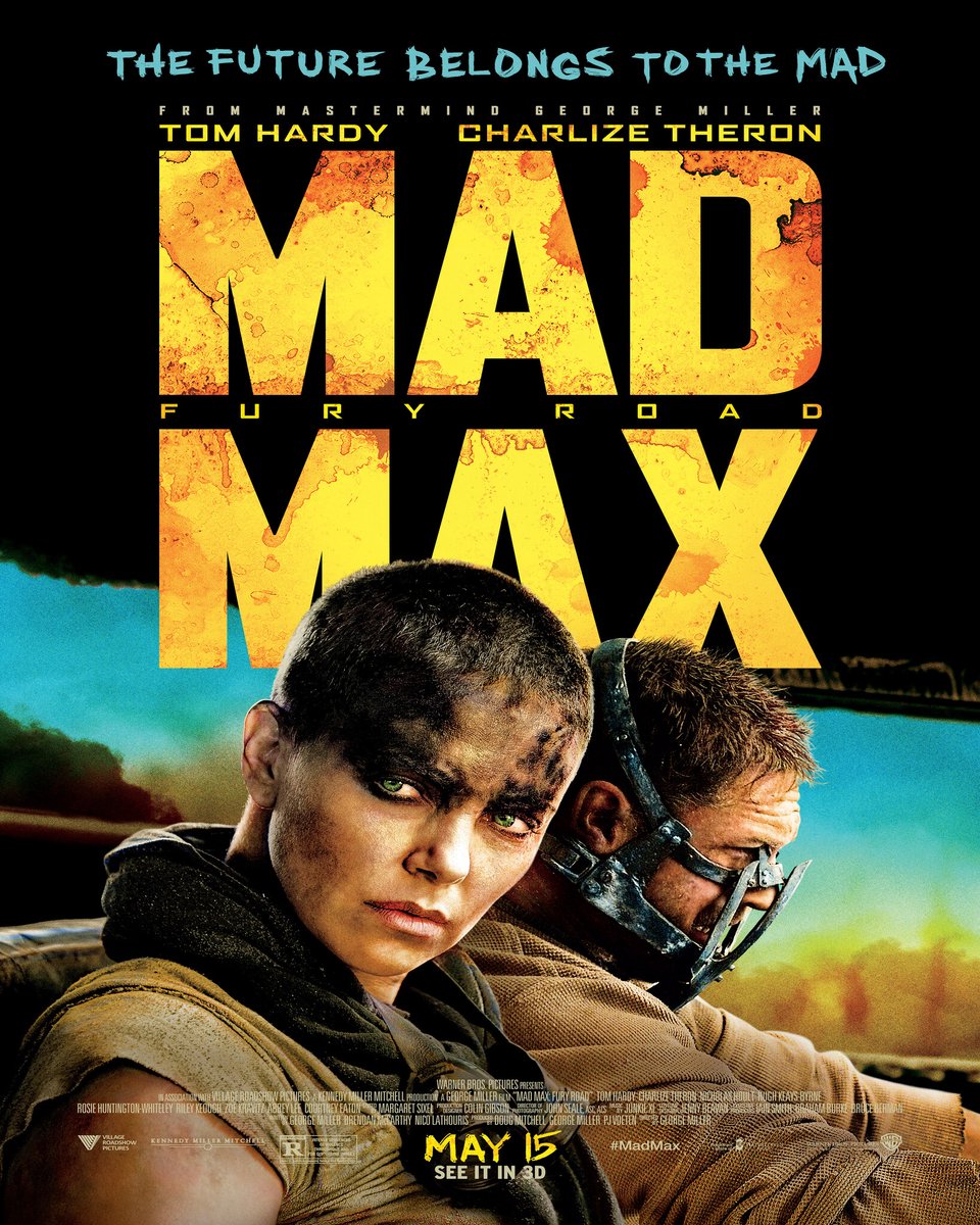 karo-art Poster- Mad Max Fury Road, 2015, Originele Filmposter, Premium Print, Professioneel Fotopapier Multikleur