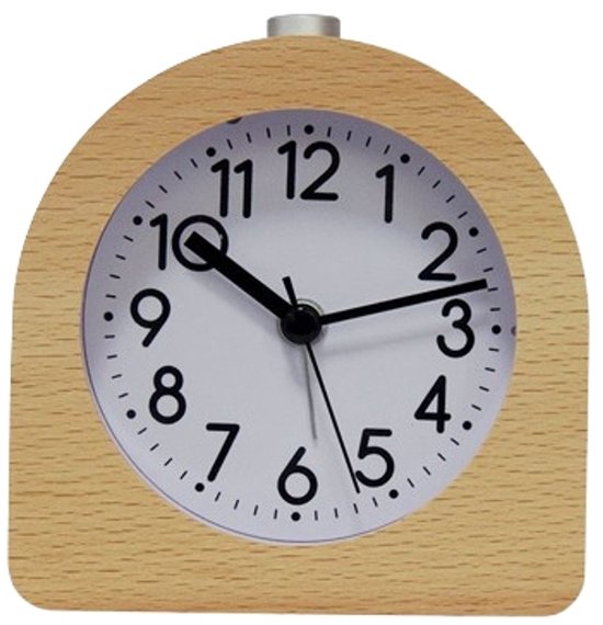 Réveil Rétro Bureau Horloge De Bureau en Métal Cochon Statue Horloge