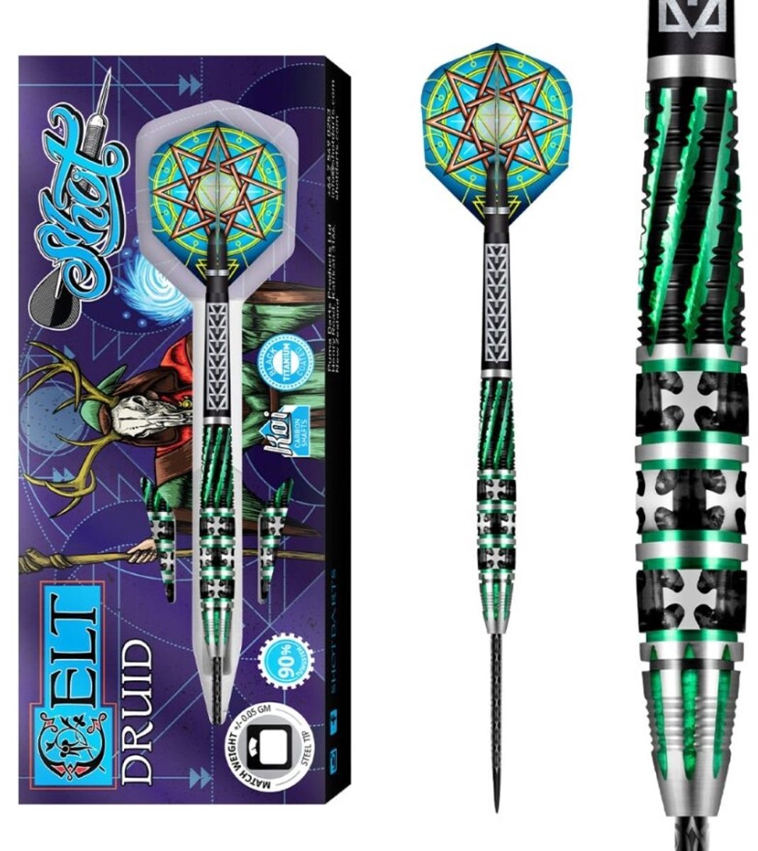 Shot Celt Druid 90% - Dartpijlen 23 Gram