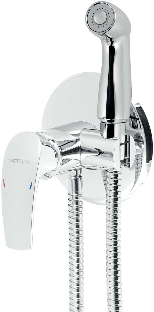 Novaservis Metalia 57 - Inbouw bidetkraan met afvoergarnituur, chroom 57211,0