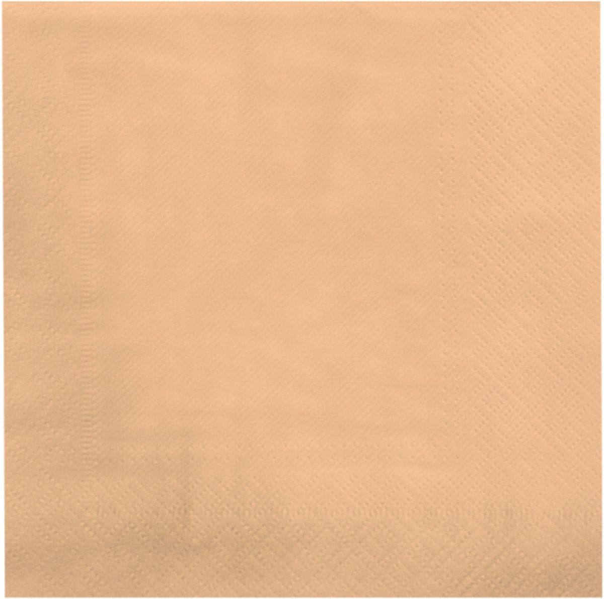 Servetten - papier - pastel oranje, 16,5x16,5cm - Feestjecreatief