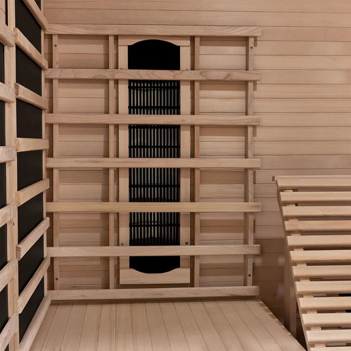 Infraroodcabine Esbjerg - 130x190x190cm - Triplex Verwarmingssysteem - 2 personen thumbnail 8